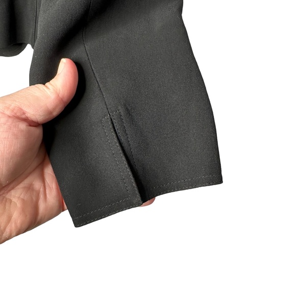 Lafayette 148 New York Blazer Jacket Tailored Black 2 Button Collared - Picture 5 of 7